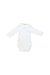 A White Long Sleeve Bodysuits from Petit Bateau in size 0-3M for neutral. (Back View)