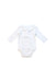 A White Long Sleeve Bodysuits from Jacadi in size 0-3M for neutral. (Front View)