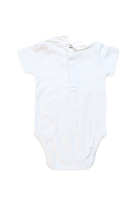 A White Short Sleeve Bodysuits from Jacadi in size 0-3M for neutral. (Back View)