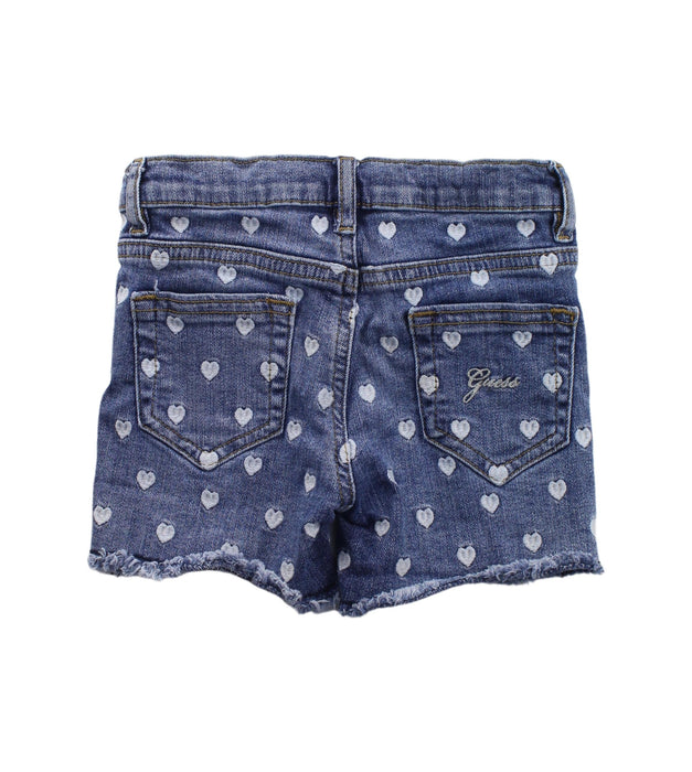 A Blue Shorts from Guess in size 4T for girl. (Back View)