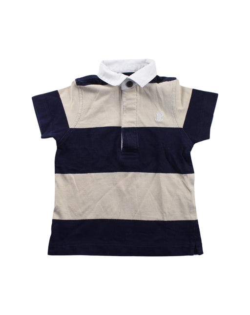 A Blue Short Sleeve Polos from Jacadi in size 2T for boy. (Front View)