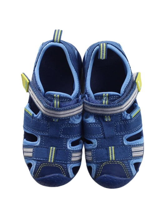 A Blue Sandals from pediped in size 3T for boy. (Back View)