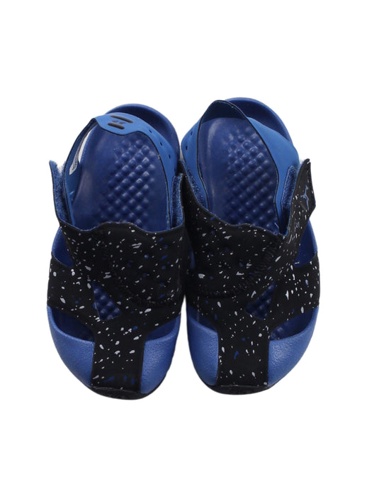 A Black Sandals from Air Jordan in size 18-24M for boy. (Back View)