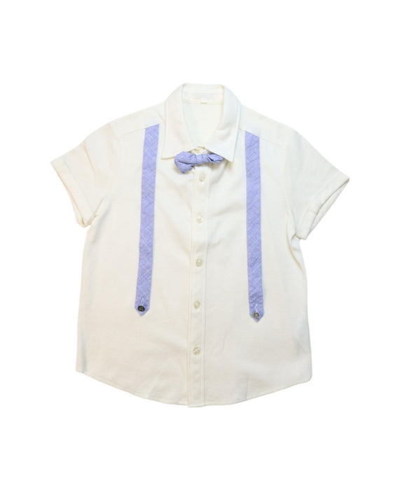 A Blue Short Sleeve Shirts from Nicholas & Bears in size 8Y for boy. (Front View)