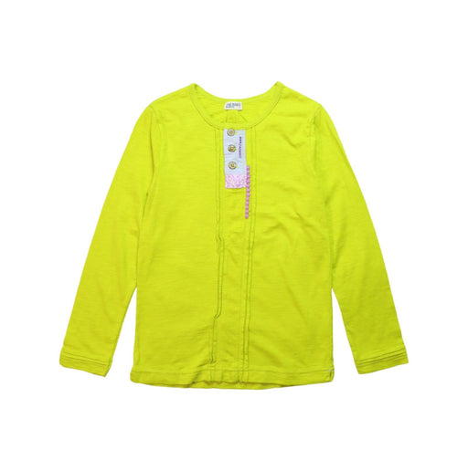 A Yellow Long Sleeve Tops from Ragmart in size 7Y for girl. (Front View)