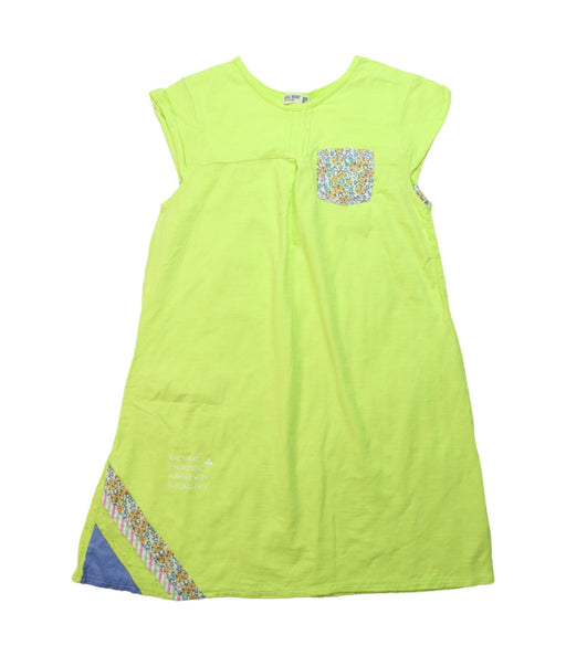 A Multicolour Short Sleeve Dresses from Ragmart in size 7Y for girl. (Front View)