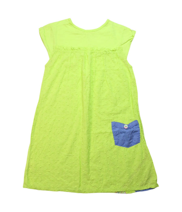 A Multicolour Short Sleeve Dresses from Ragmart in size 7Y for girl. (Back View)