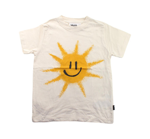 A White Short Sleeve T Shirts from Molo in size 6T for girl. (Front View)