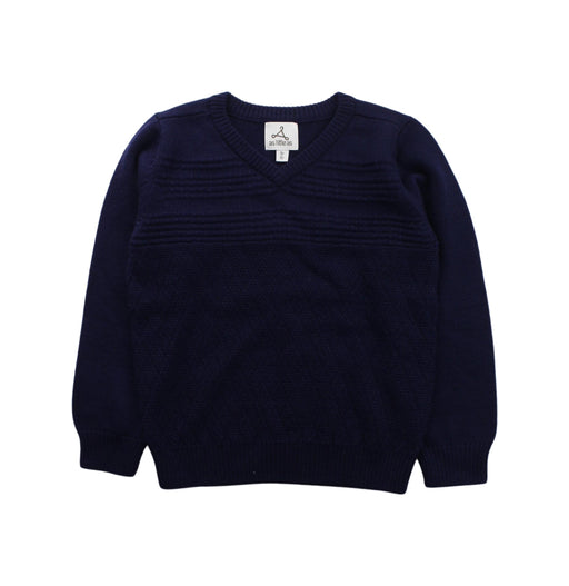 A Blue Knit Sweaters from As Little As in size 3T for boy. (Front View)