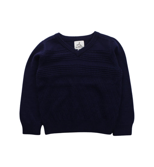 A Blue Knit Sweaters from As Little As in size 18-24M for boy. (Front View)