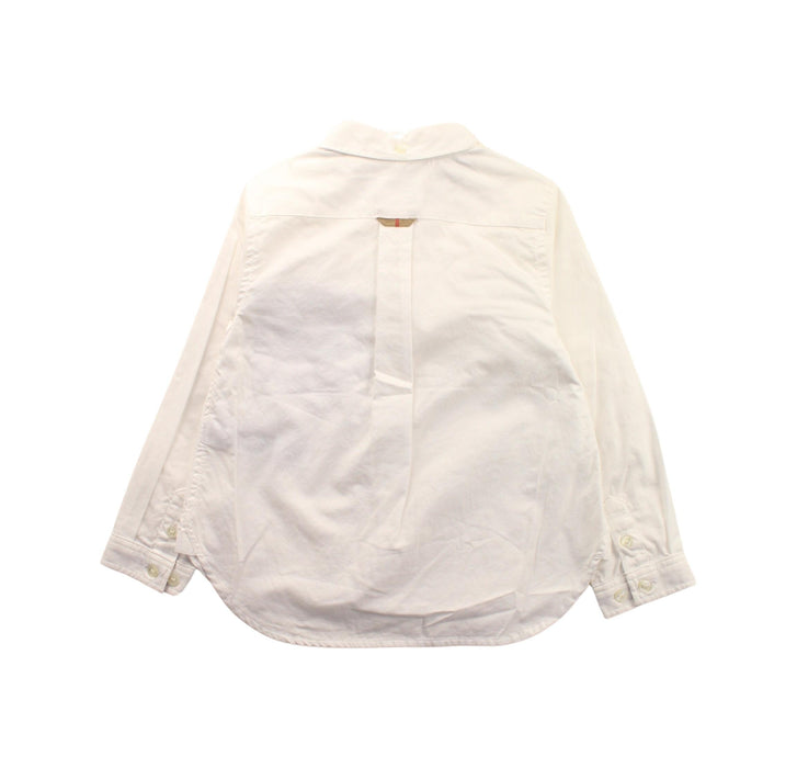 A White Long Sleeve Shirts from Burberry in size 6T for boy. (Back View)