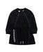 A Black Sweater Dresses from Burberry in size 6-12M for girl. (Front View)