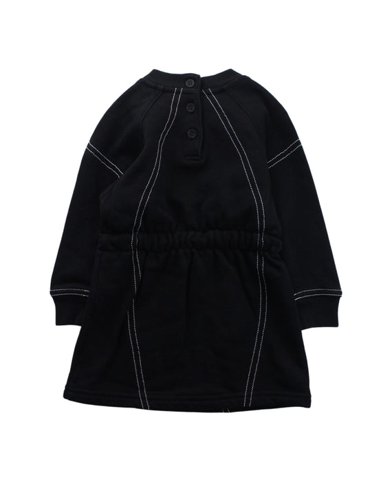 A Black Sweater Dresses from Burberry in size 6-12M for girl. (Back View)