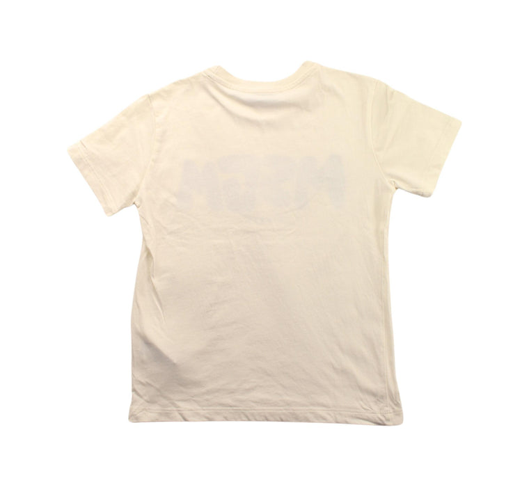A White Short Sleeve T Shirts from MSGM in size 6T for boy. (Back View)
