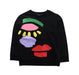 A Black Crewneck Sweatshirts from Stella McCartney in size 6T for girl. (Front View)