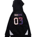 A Black Zippered Sweatshirts from Adidas in size 7Y for boy. (Back View)