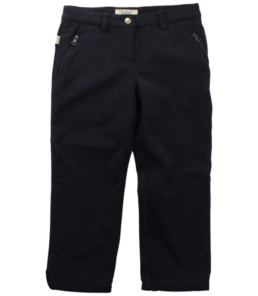 A Navy Casual Pants from Aigle in size 4T for girl. (Front View)