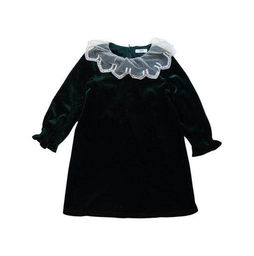 A White Long Sleeve Dresses from Balabala in size 2T for girl. (Front View)