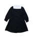 A Black Long Sleeve Dresses from Miki House in size 5T for girl. (Back View)