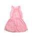 A Pink Sleeveless Dresses from Seed in size 2T for girl. (Front View)