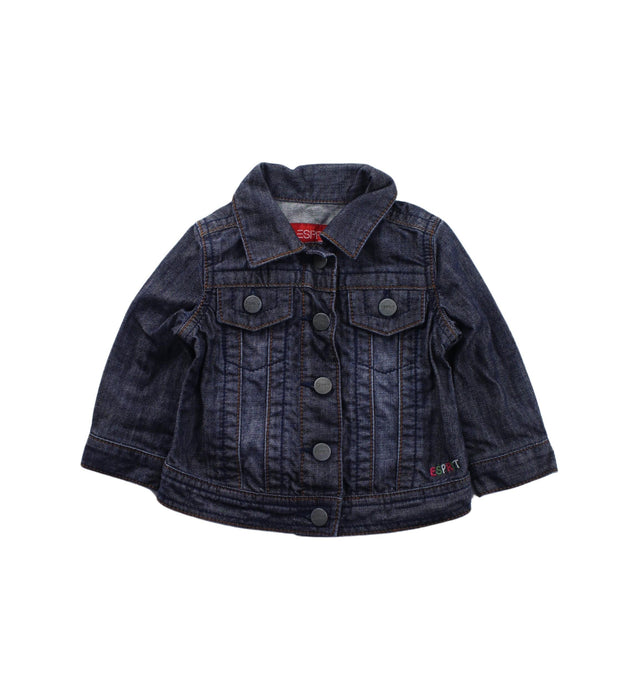 A Blue Lightweight Jackets from ESPRIT in size 3-6M for girl. (Front View)