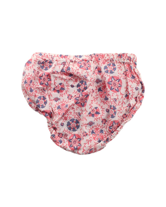 A Pink Bloomers from Purebaby in size 3-6M for girl. (Back View)