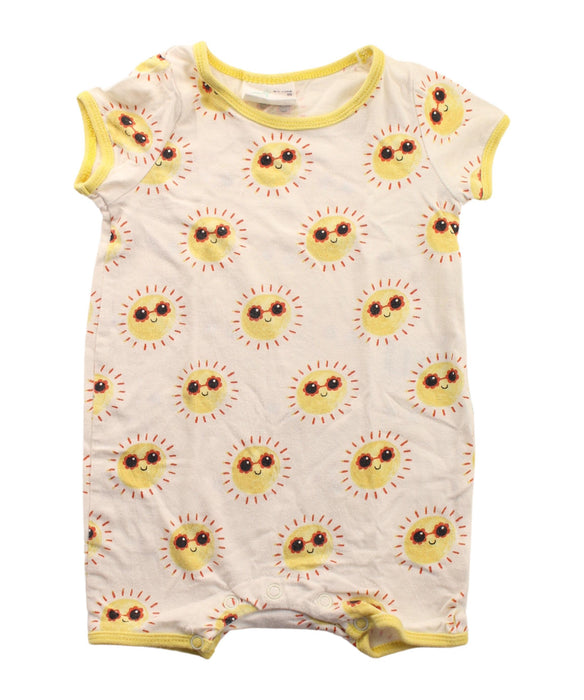 A White Short Sleeve Rompers from Peter Alexander in size 3-6M for girl. (Front View)