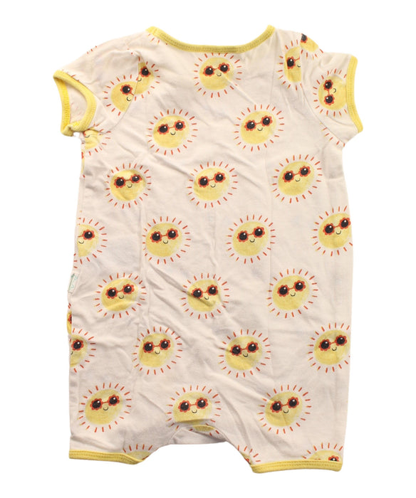 A White Short Sleeve Rompers from Peter Alexander in size 3-6M for girl. (Back View)