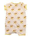A White Short Sleeve Rompers from Peter Alexander in size 3-6M for girl. (Back View)