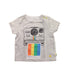 A Grey Short Sleeve T Shirts from The Bonnie Mob in size 3-6M for boy. (Front View)