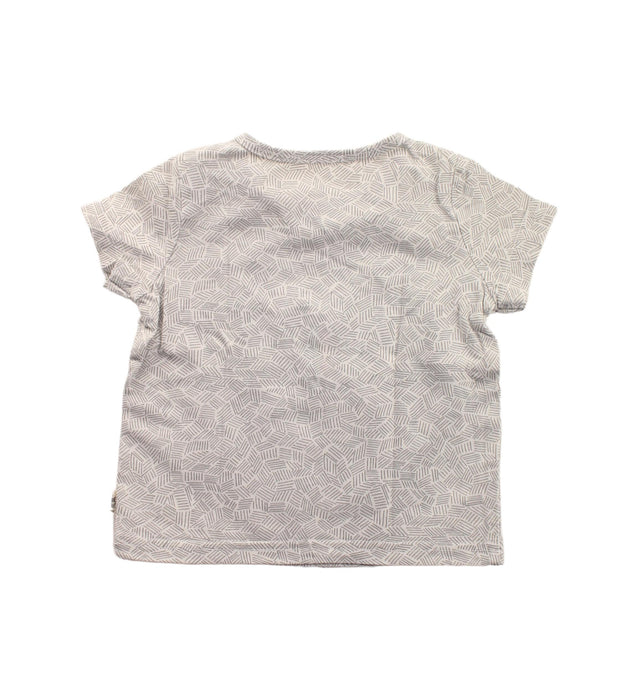 A Grey Short Sleeve T Shirts from The Bonnie Mob in size 3-6M for boy. (Back View)