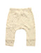 A White Sweatpants from Quincy Mae in size 3-6M for girl. (Front View)