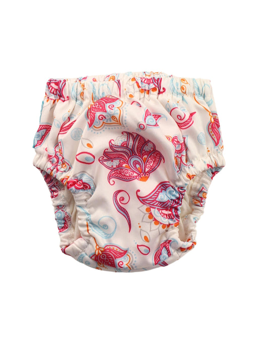 A White Bloomers from Charlie Banana in size 0-3M for girl. (Front View)