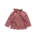A Pink Long Sleeve Tops from Louis Louise in size 3-6M for girl. (Back View)
