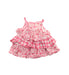 A Pink Sleeveless Dresses from Pippa & Julie in size 0-3M for girl. (Front View)
