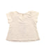 A White Short Sleeve T Shirts from Little Starters in size 0-3M for girl. (Back View)