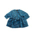 A Blue Long Sleeve Dresses from Velveteen in size 3-6M for girl. (Front View)