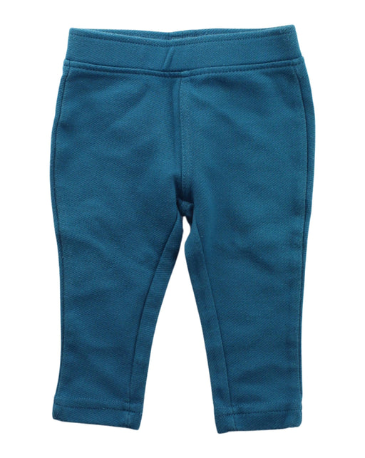 A Teal Sweatpants from Tea in size 3-6M for girl. (Front View)