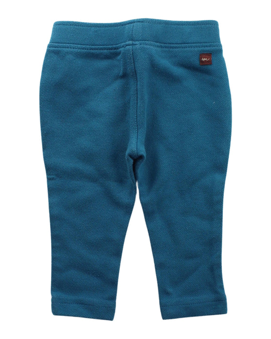 A Teal Sweatpants from Tea in size 3-6M for girl. (Back View)