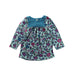 A Blue Long Sleeve Dresses from Tea in size 3-6M for girl. (Front View)