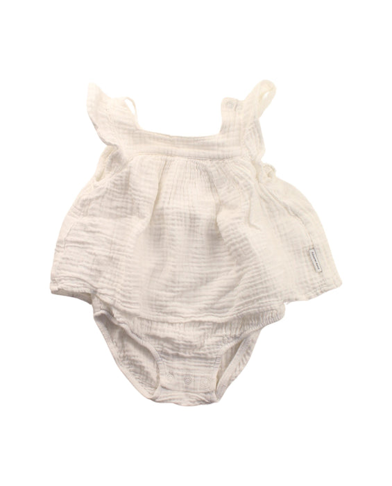 A White Sleeveless Bodysuits from Country Road in size 0-3M for girl. (Front View)