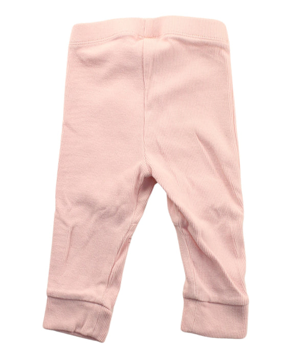A Pink Sweatpants from Seed in size 3-6M for girl. (Back View)