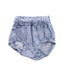 A Blue Shorts from Seed in size 0-3M for girl. (Front View)