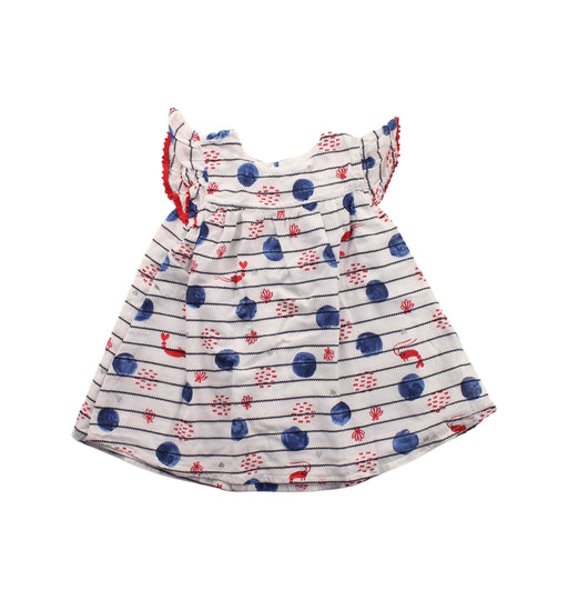 A Blue Dress Sets from Catimini in size 0-3M for girl. (Front View)