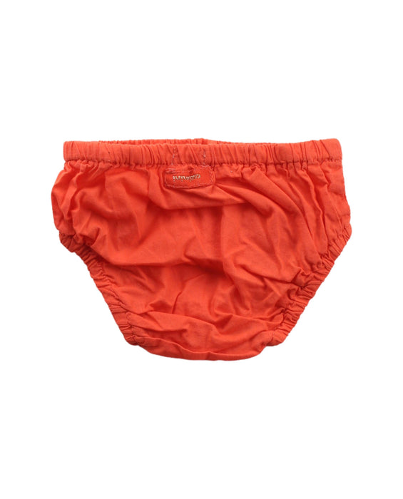 A Orange Bloomers from Catimini in size 0-3M for girl. (Back View)