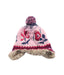 A Pink Winter Hats from Catimini in size 6-12M for girl. (Front View)