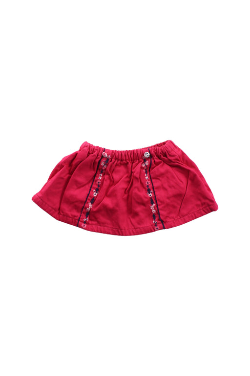 A Red Short Skirts from Sergent Major in size 3-6M for girl. (Front View)