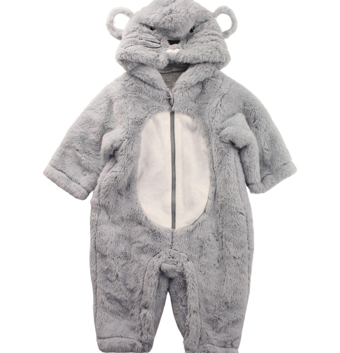 A Grey Snowsuits from Chickeeduck in size 6-12M for boy. (Front View)