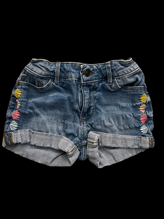 A Blue Shorts from FatFace in size 8Y for girl. (Back View)