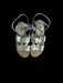 A Gold Sandals from Velveteen in size 10Y for girl. (Front View)